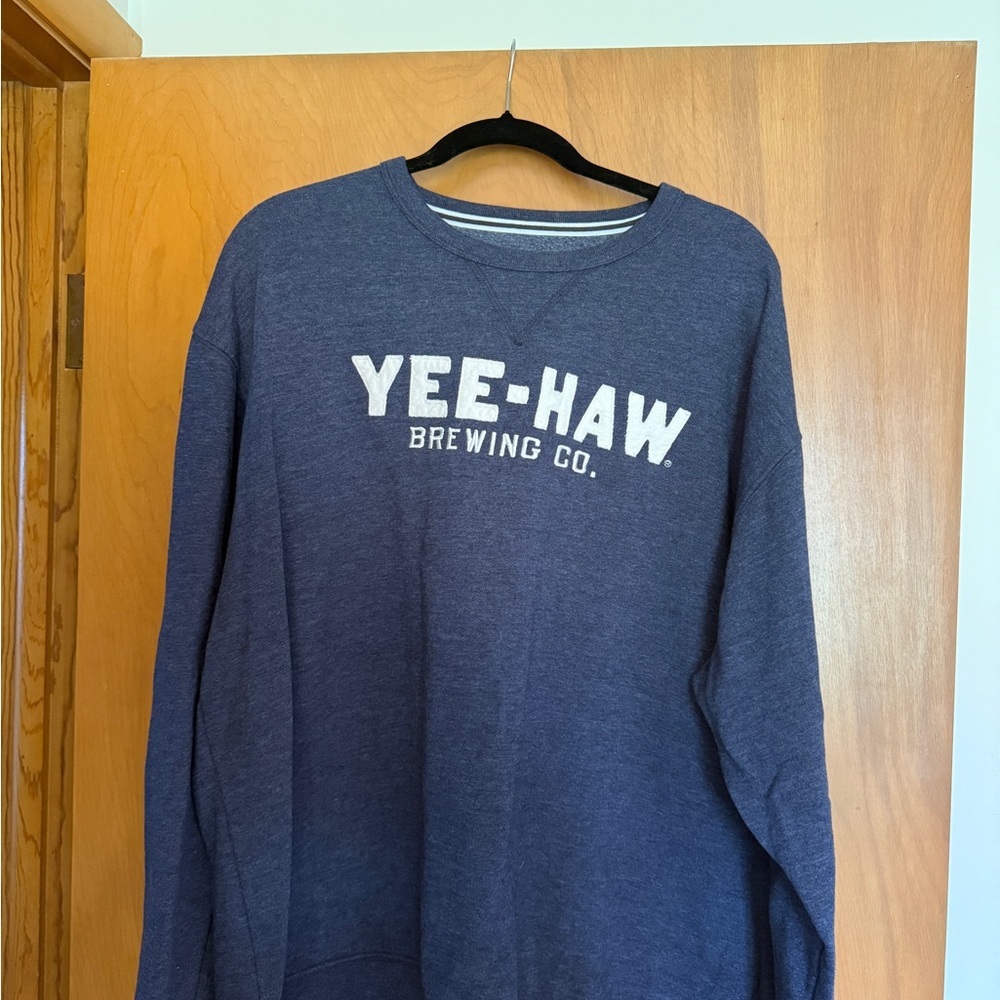 YEE-HAW Brewing League Navy Sweatshirt